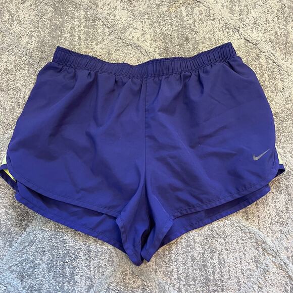 Nike Pants - Nike Tempo Shorts Purple/Lime size Small